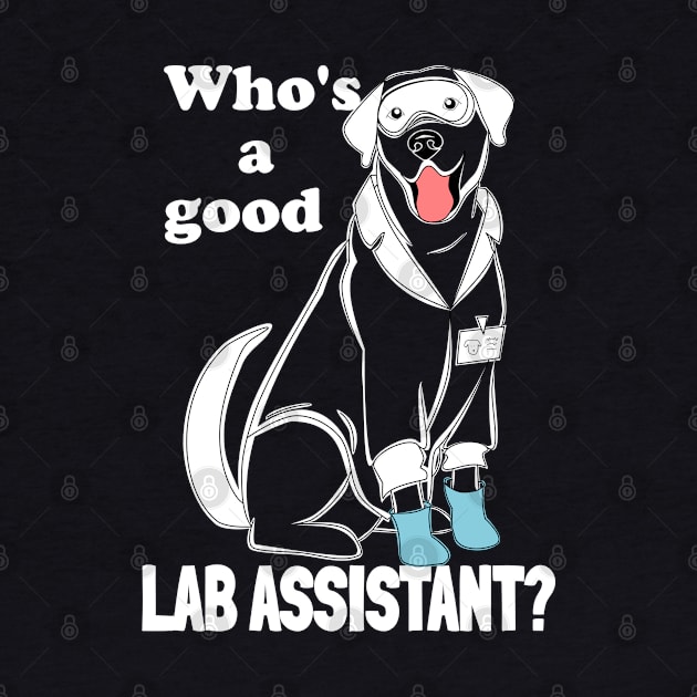 Labrador researcher - Who's a good lab assistant? by LittleAna